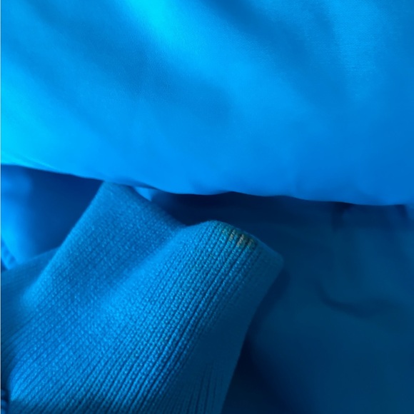 Vintage 90s Columbia Women's Reversible Blue Neon Pink Radical Sleeve Jacket M - Picture 6 of 6